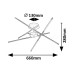 Lustra Henli LED 40W 3000K G 71339 Rabalux - imagine 7