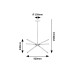 Pendul Nivaro Negru 36W LED 72168 Rabalux - imagine 2