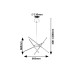 Pendul Henli LED 40W 3000K G  72339 Rabalux - imagine 11