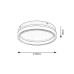 Plafoniera led 18W 3CCT SERAPHIEL 71478 Rabalux - imagine 6
