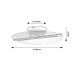 Plafoniera led 20W 3000K NORAEL 71483 Rabalux - imagine 2
