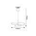 Lustra led 50W 3CCT ISIDORA 72400 Rabalux - imagine 5