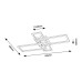 Plafoniera Ashton WH 24W 6590 Rabalux - imagine 3