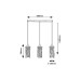 Pendul Roxas 3 72153 Rabalux - imagine 6