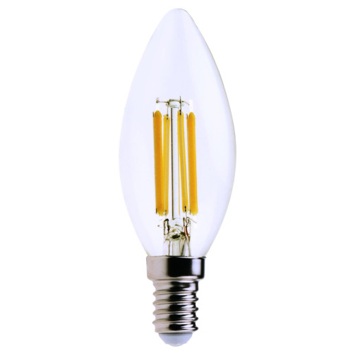 Bec LED lumanare filament 4W E14 WW 1298 Rabalux