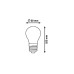 Bec LED A60 9W 2700K E27 1657 Rabalux - imagine 1