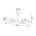 Lustra Teodoro 2 x E14 Negru 75028 Rabalux - imagine 2
