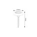 Lampa de exterior solara Haiti 7069 Rabalux - imagine 3